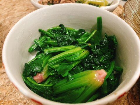 ✾ほうれん草の辛子和え✾